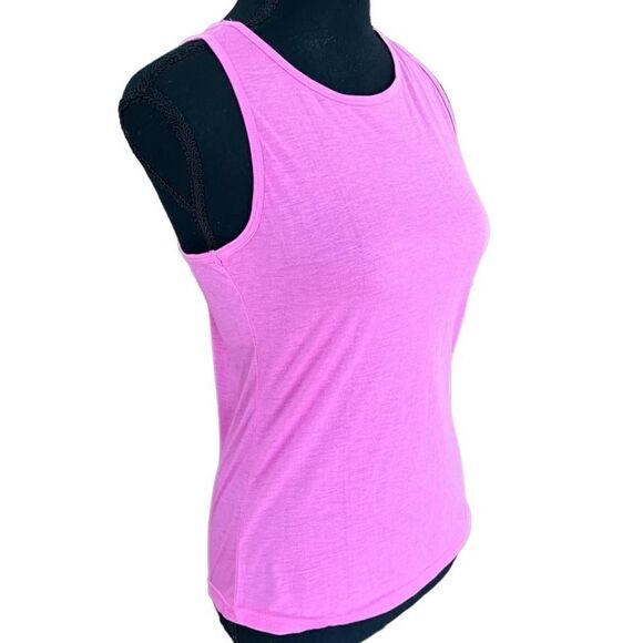 New with tags Laundry by Shelli Segal Racerback cutout lavender tank size Small - Picture 4 of 5
